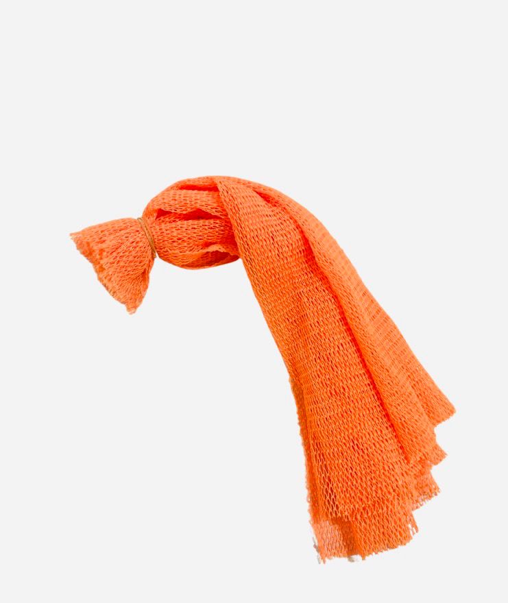 African Exfoliating Net Sponge Color Neon Orange Sapo African Exfoliating Net Sponge Color Neon Orange Sapo