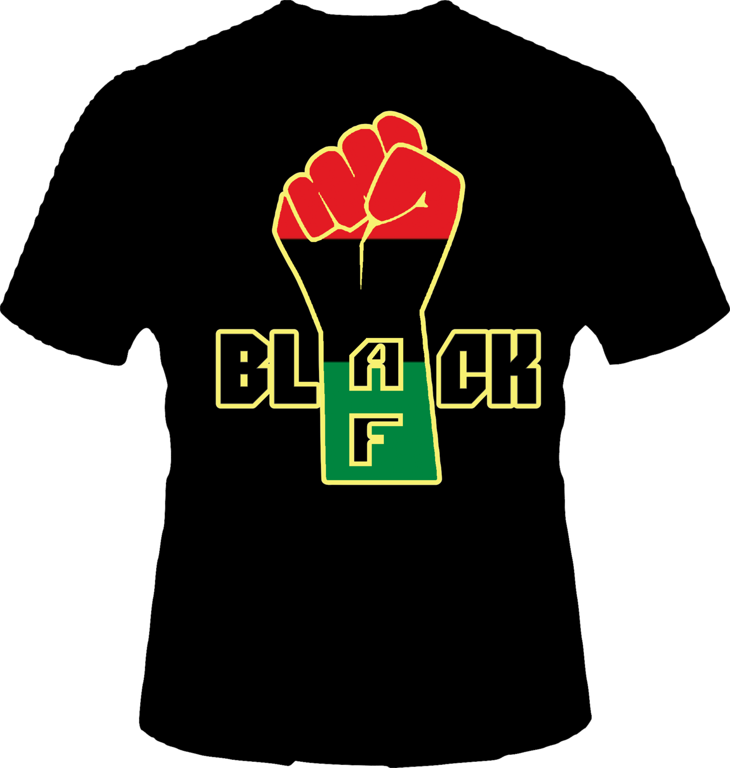 Black &quot;AF&quot; Fist Shirt