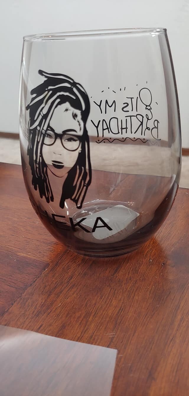 Glass Cup - Vinyl