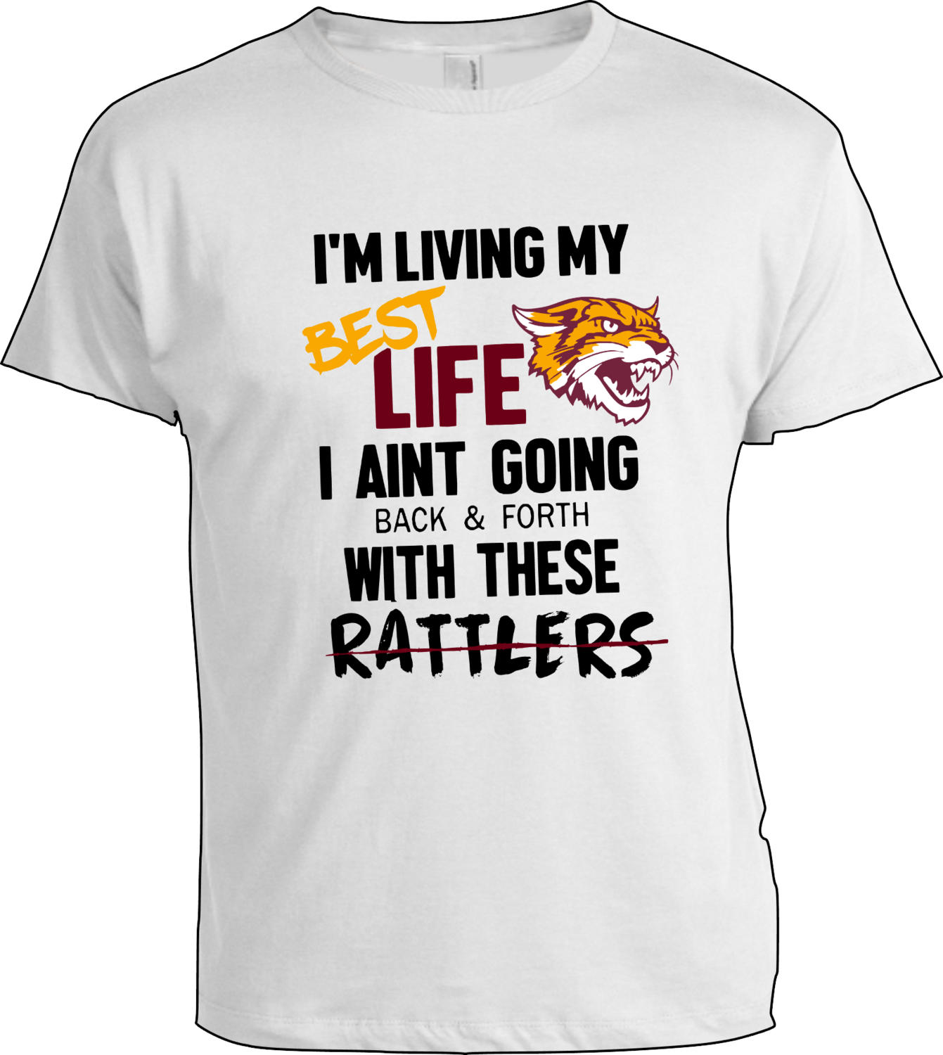Cookman/FAMU - Living My Best Life, Team: Bethune Cookman, Color: White