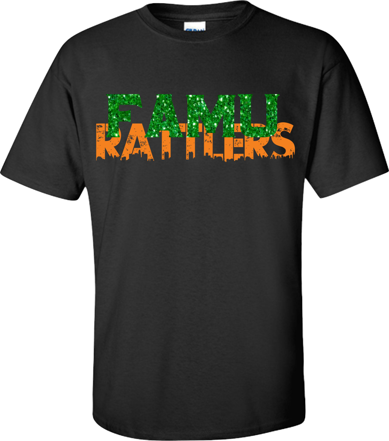 FAMU Rattlers (Distressed), Color: Black
