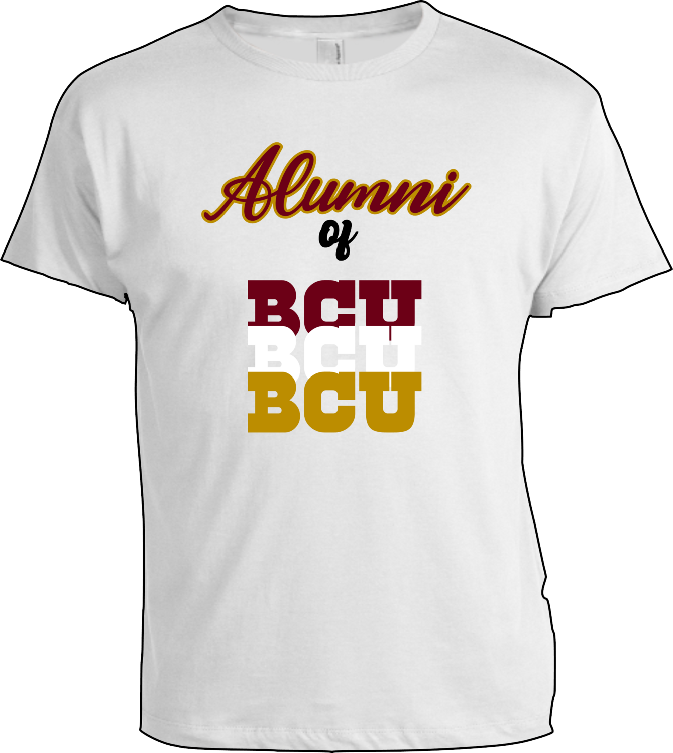 BCU BCU BCU Alumni, Color: White
