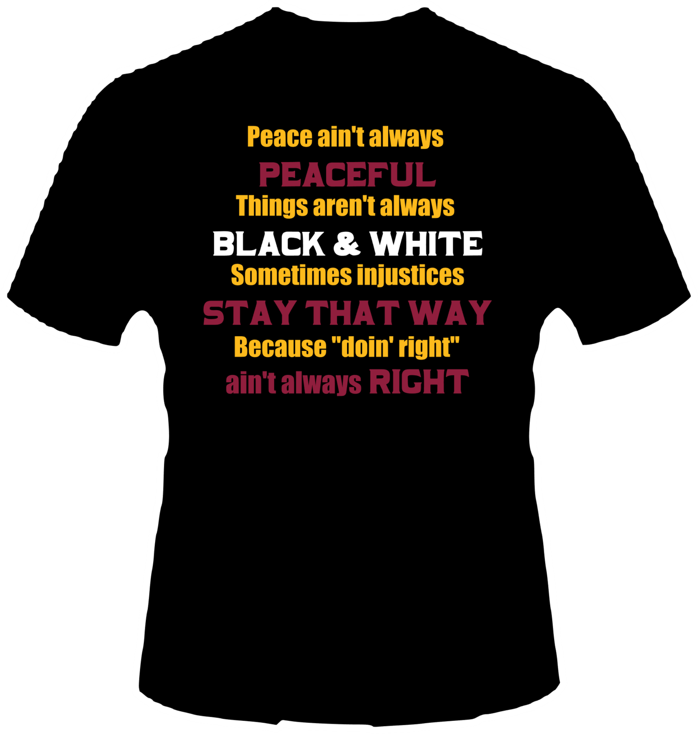 Peace Ain&#39;t Always Peaceful