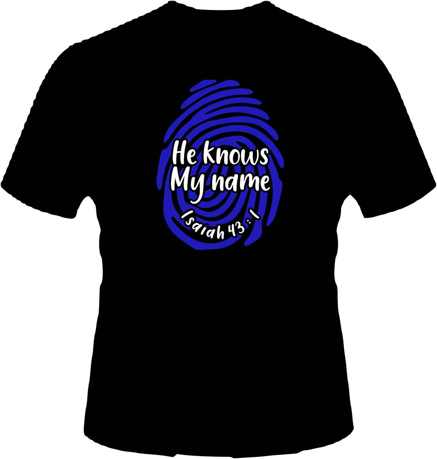 He Knows my name, Color: Black