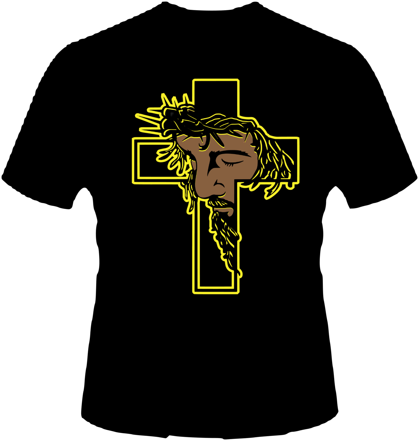 Jesus Cross, Color: Black
