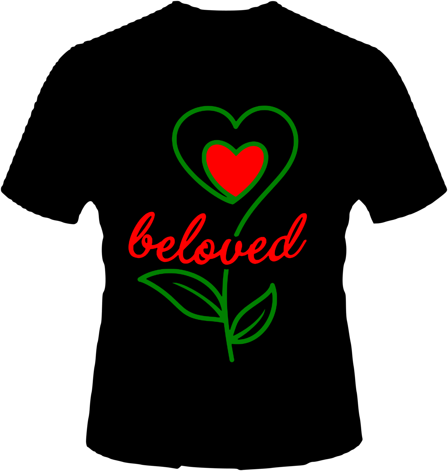 Beloved Flower, Color: Black