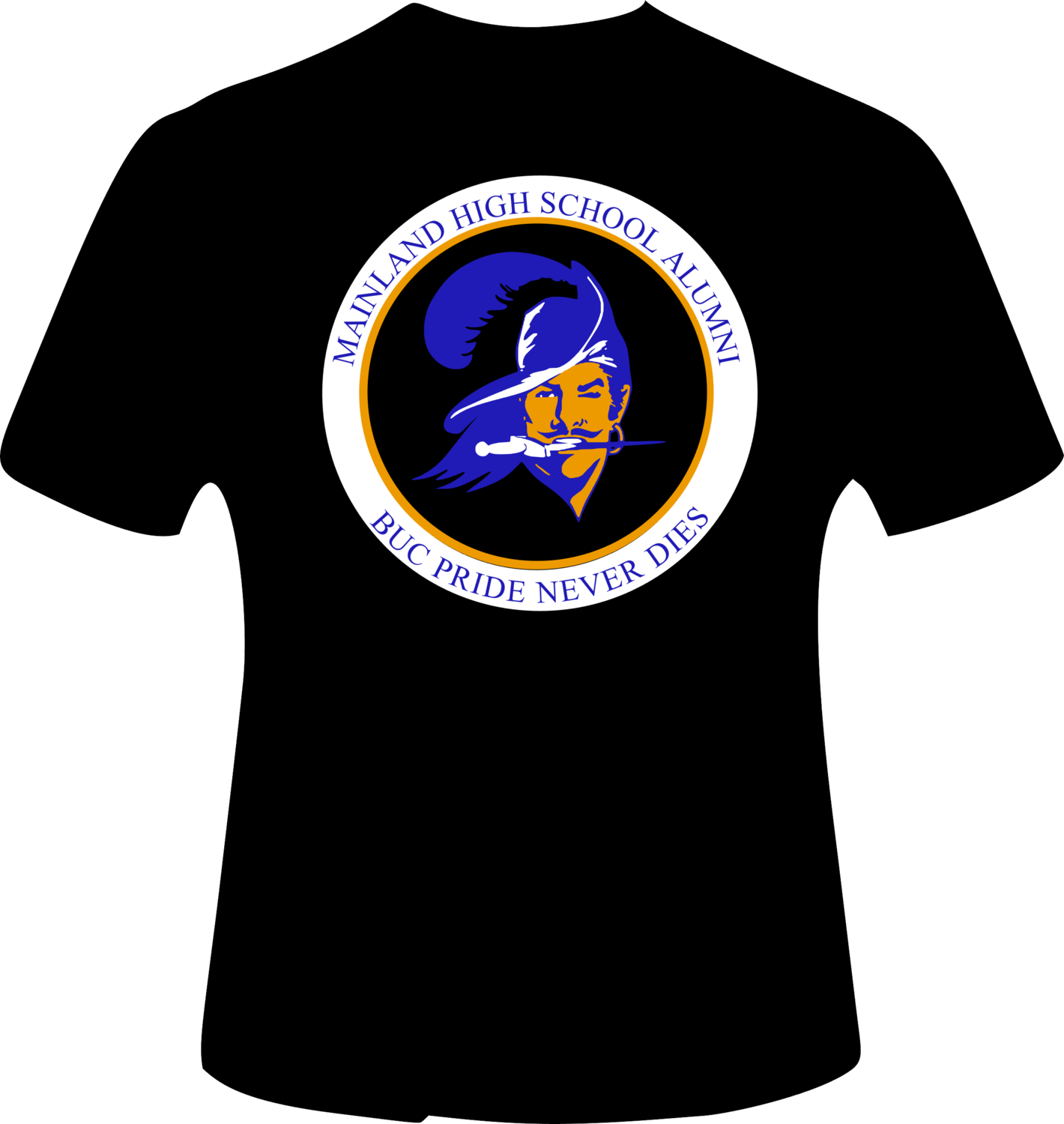 Mainland High School Alumni, Color: Black