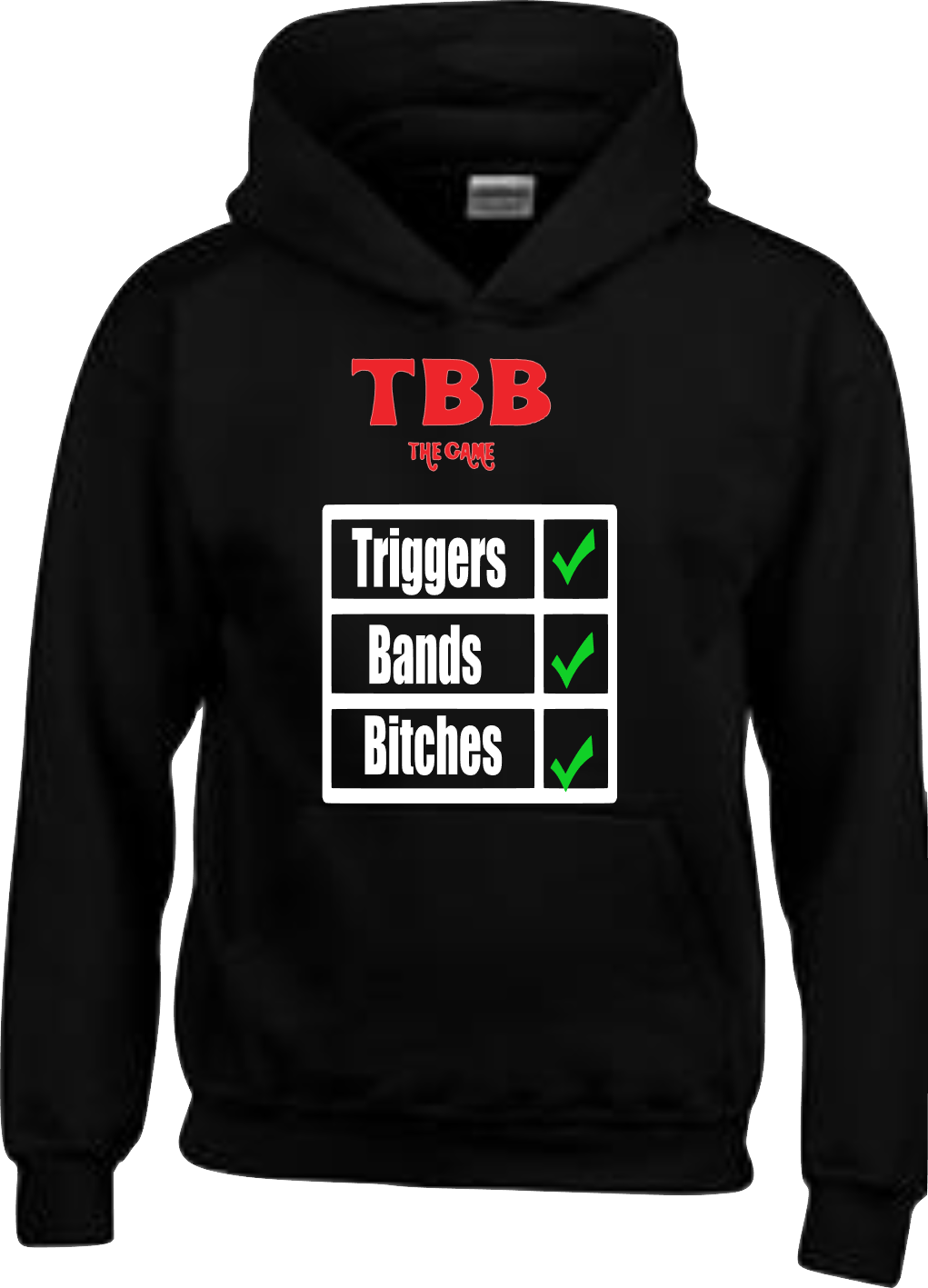 Triggers, Bands, Bitches Hoodie