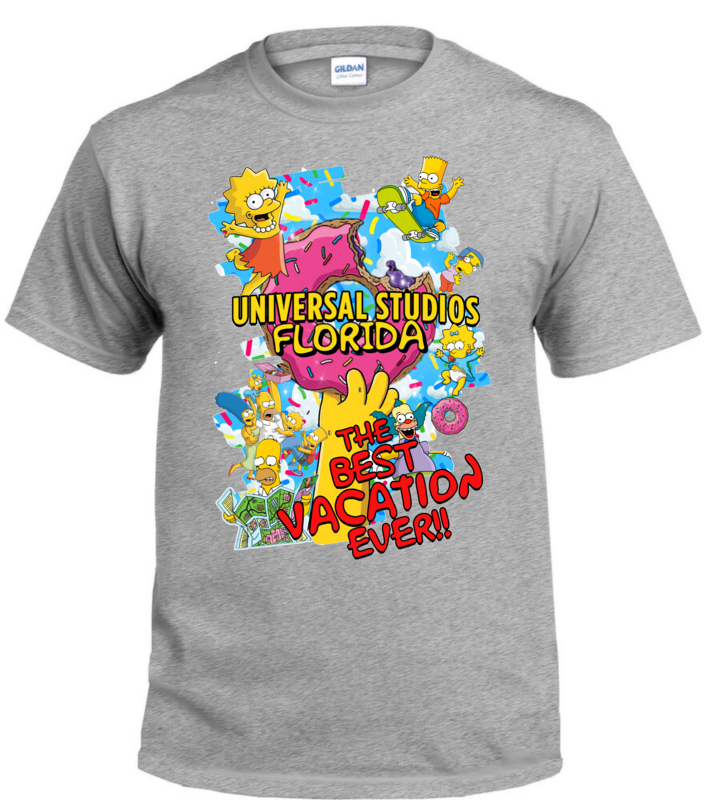 Simpsons Vacation Shirts