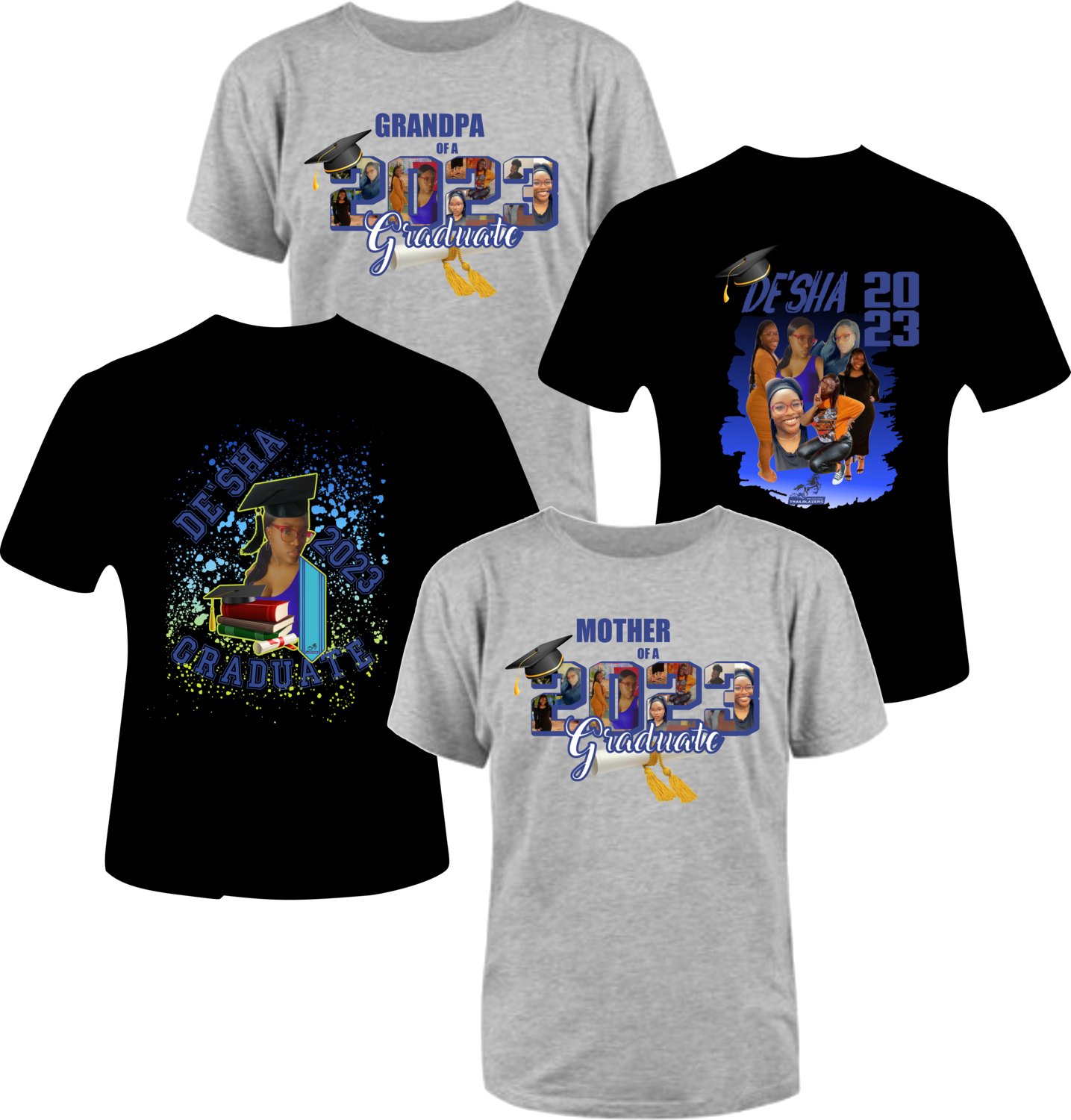 De&#39;Sha&#39;s Grad Shirts