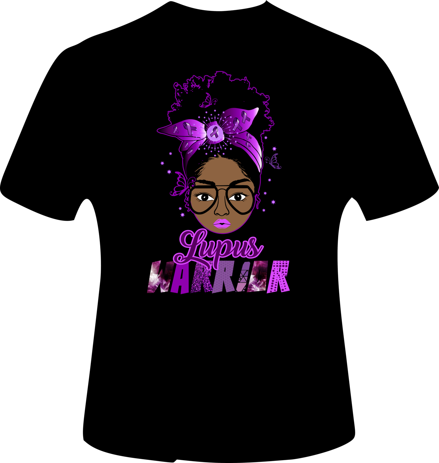 Lupus Warrior - Lupus Awareness, Color: Black