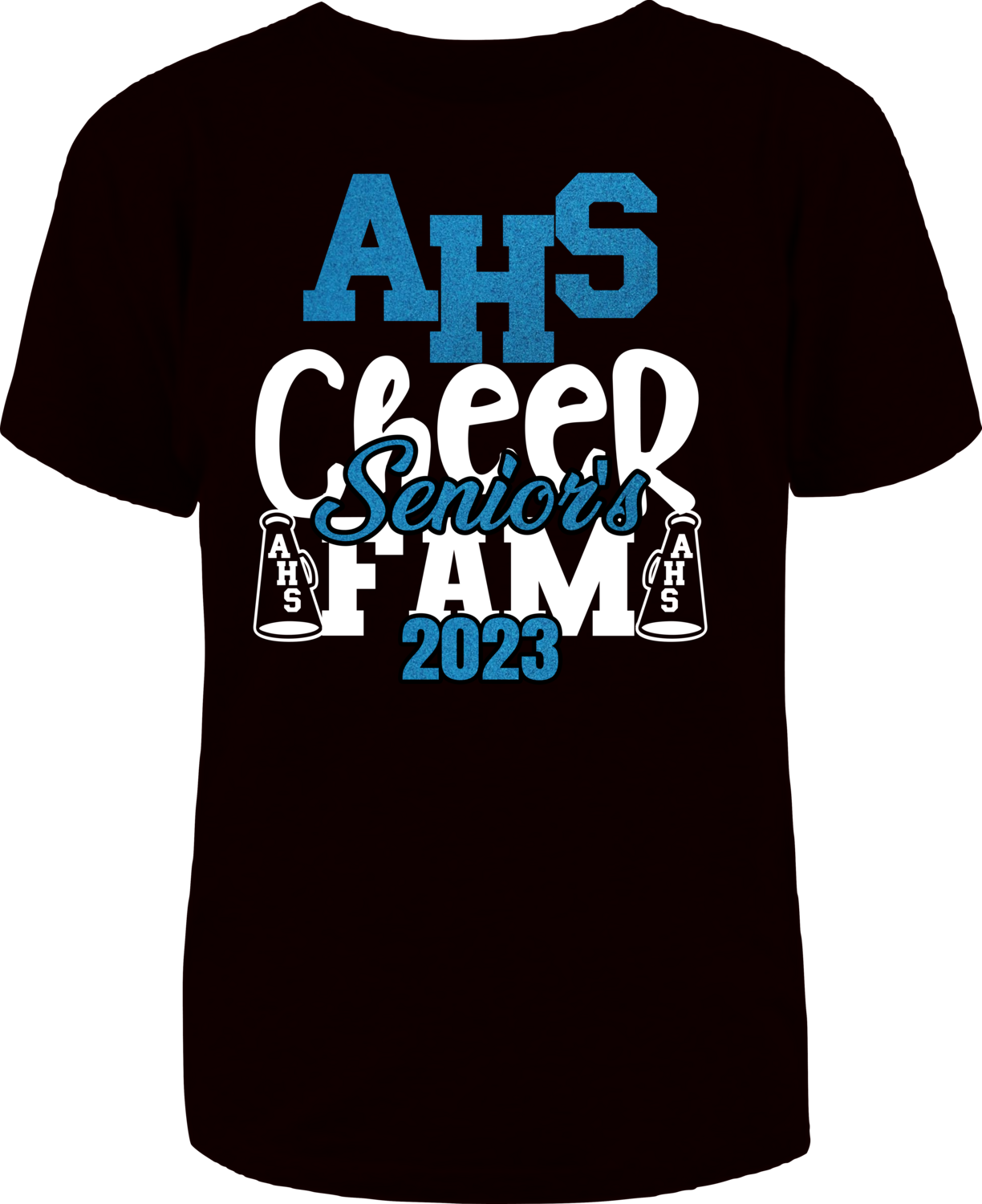 Atlantic High School Cheer Senior&#39;s Fam Shirt