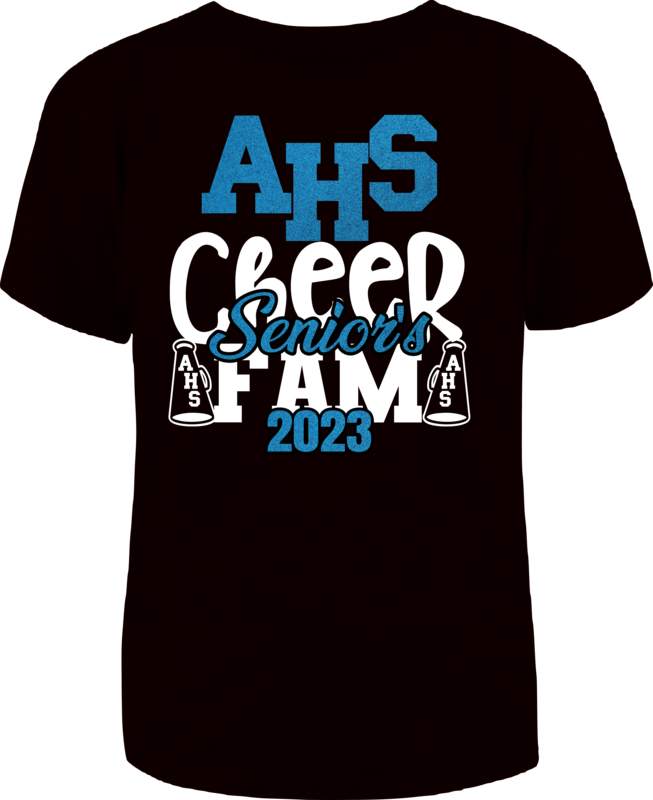 Atlantic High School Cheer Senior&#39;s Fam Shirt