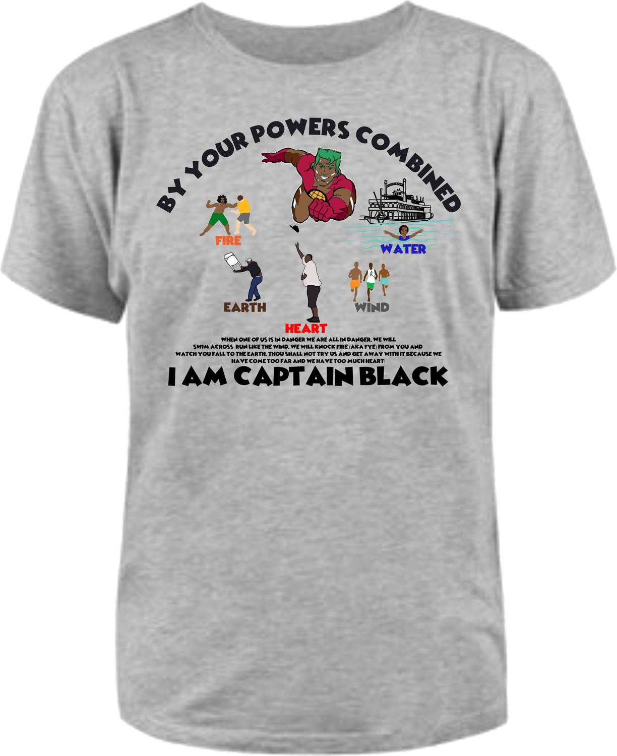 Captain Black - Riverboat Brawl, Color: Gray