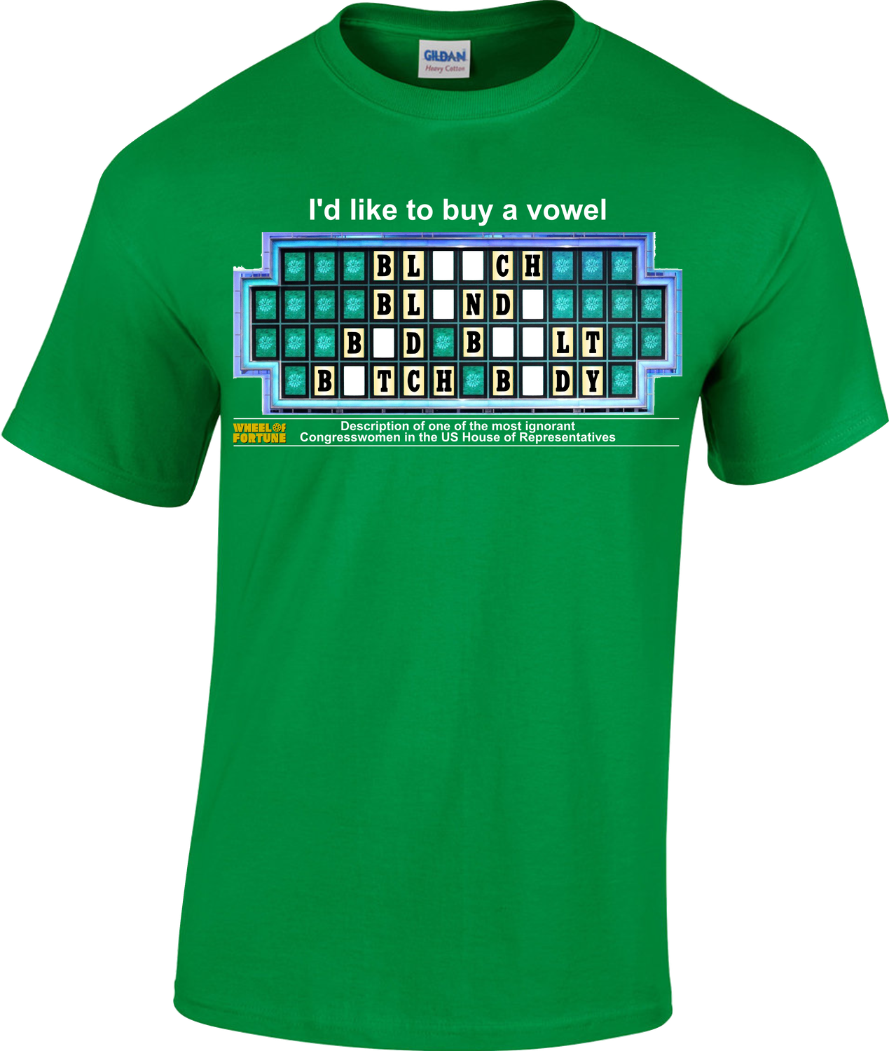 Bleach Blonde Bad Built Wheel of Fortune, Color: Green