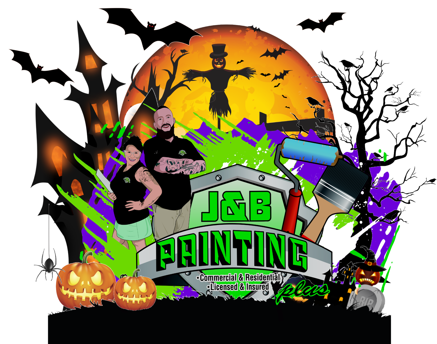 JB Paint Halloween Shirts