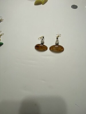 Brown earrings