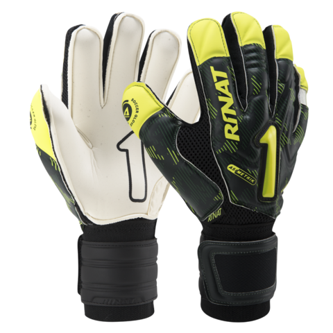 RINAT ASIMETRIK HUNTER SPINES (FINGER PROTECTION) GOALKEEPER GLOVES GREEN COLOR