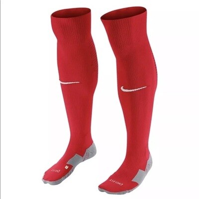 Nike red performance cushioned socks men size