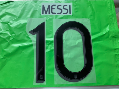 ARGENTINA MESSI NAME AND NUMBER /COPA AMERICA