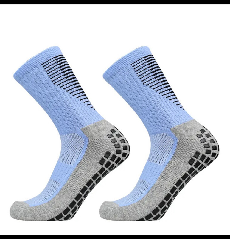 Anti-slip women /men sports grip socks