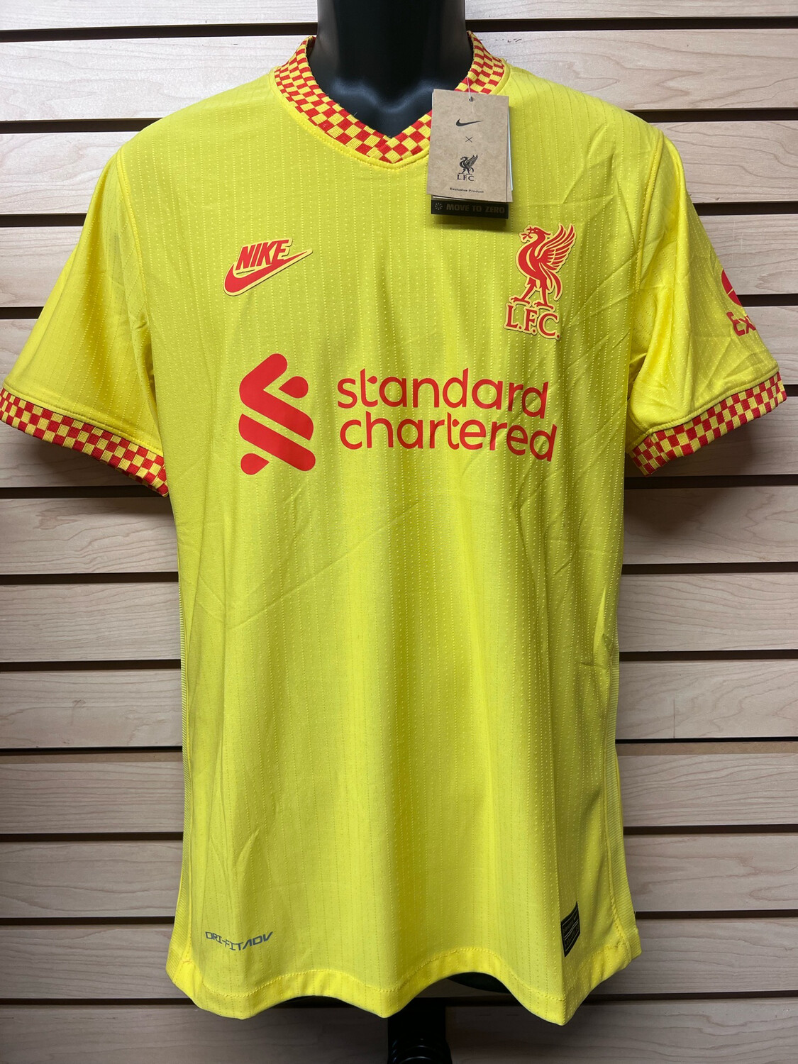 Liverpool Nike 2021/22 Third Vapor Match Jersey - Yellow