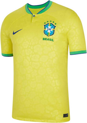 23/23 Brazil home soccer jersey 