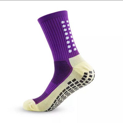 Anti-slip women / men sport grip socks.