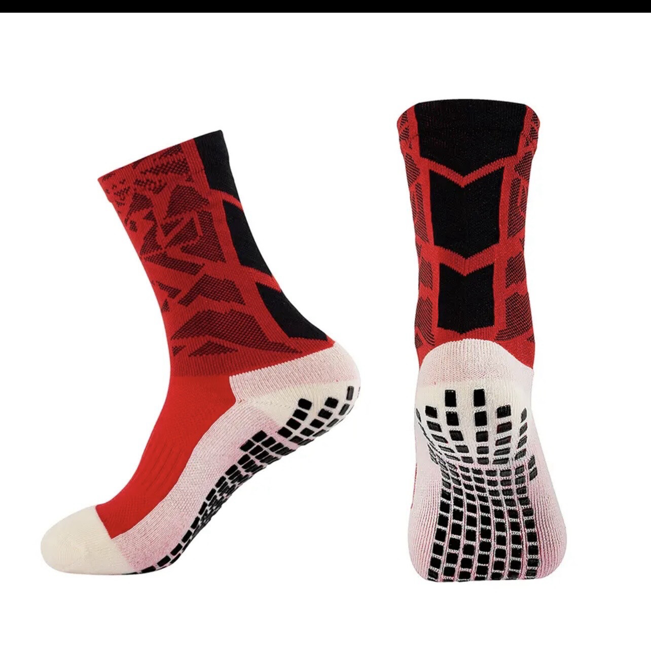 Anti-slip women / men sport grip socks.