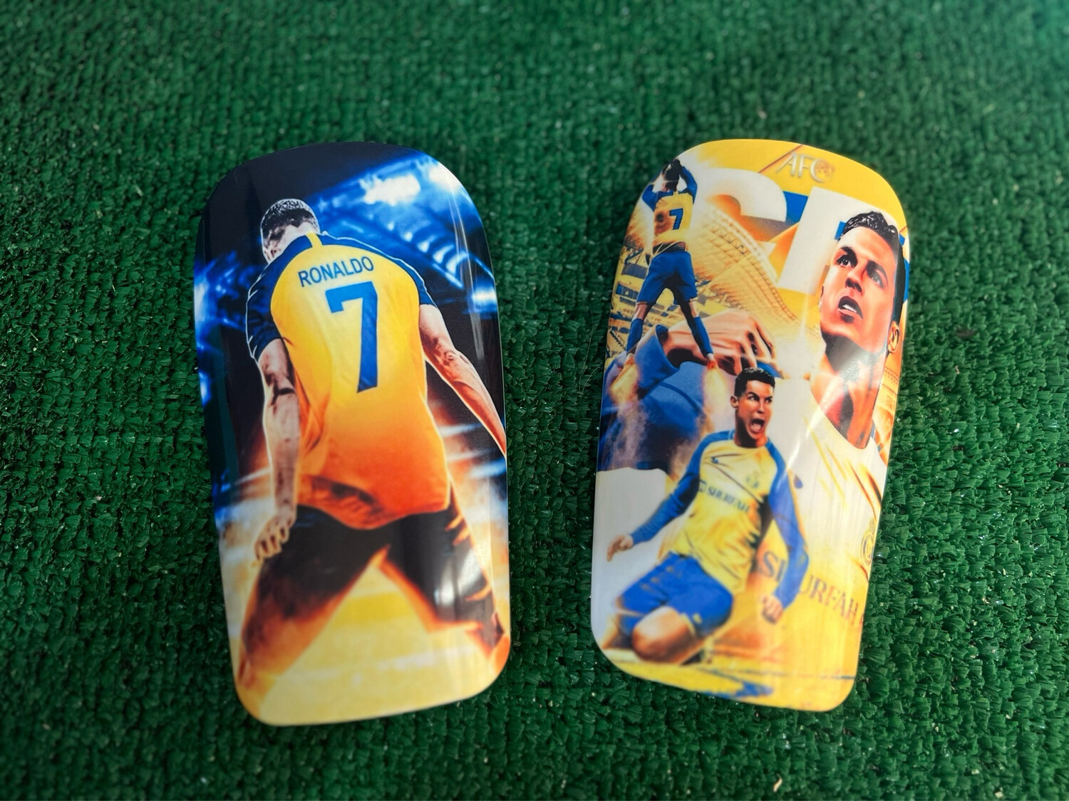 Cr7 Al- Nassr custom shinguards.