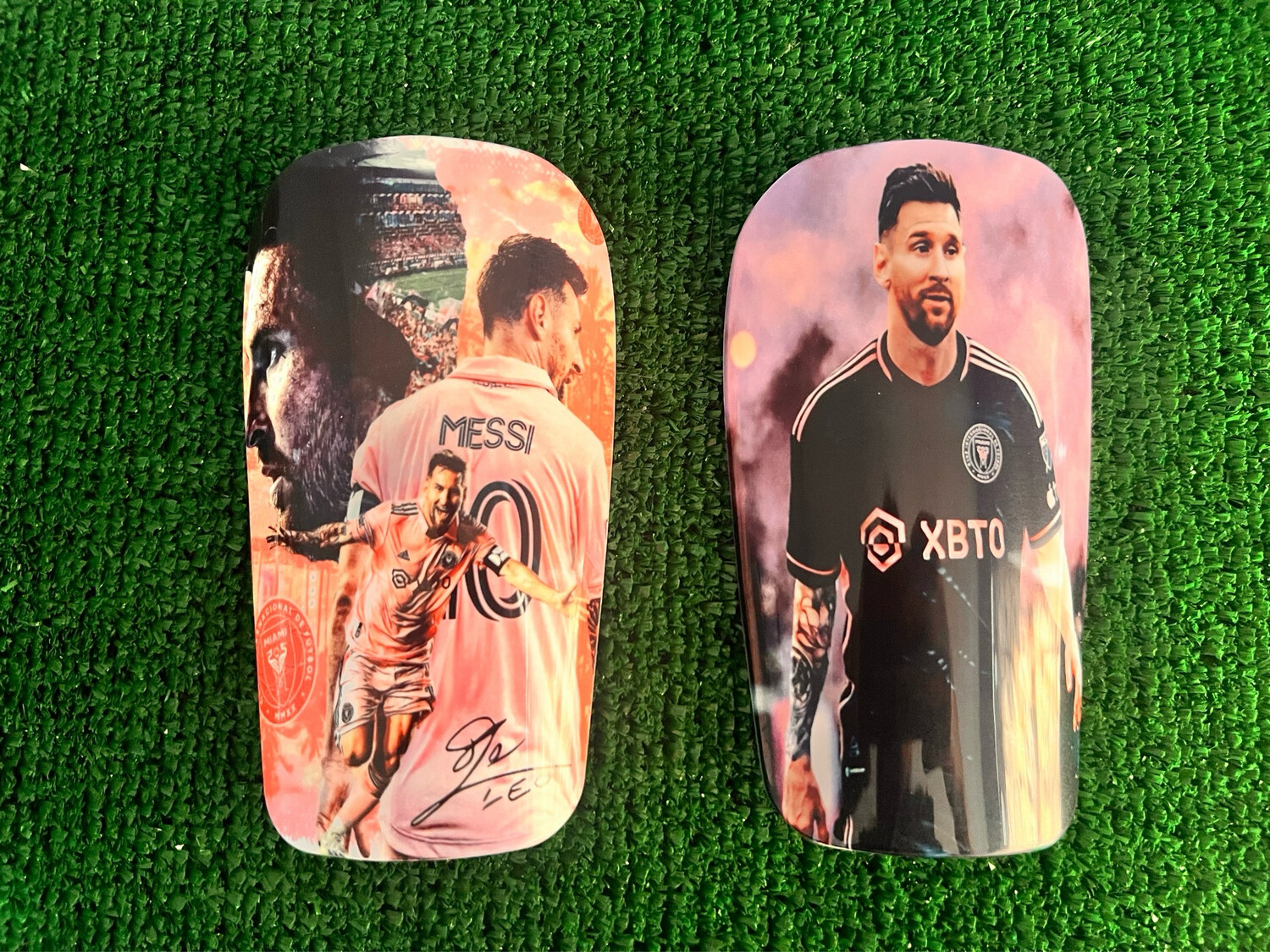 Inter Miami Messi custom Shinguards.