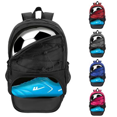 DAFISKY- Soccer Bag with Shoes and Ball Compartment Sport Equipment Bags for Football Volleyball Basketball