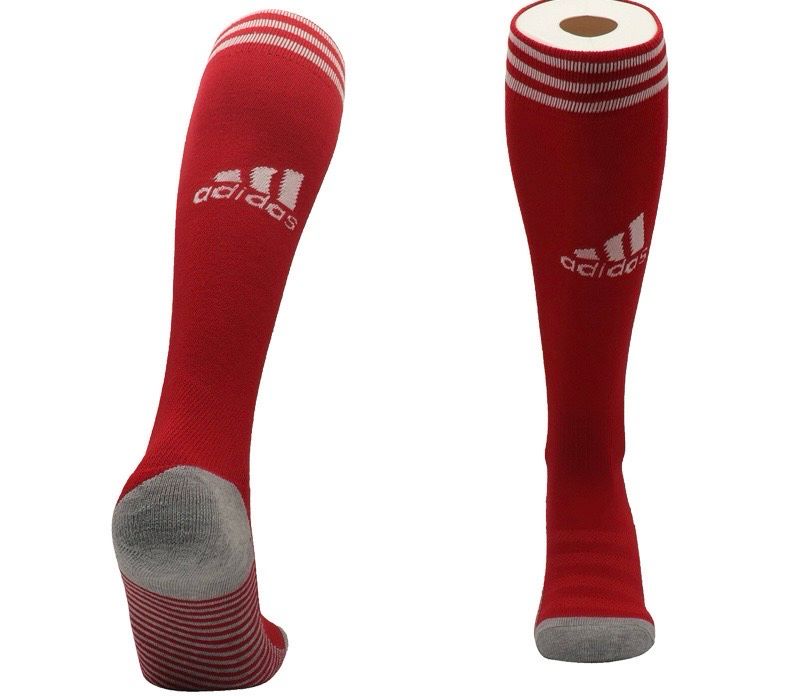 Adidas red cushion men’s soccer socks 