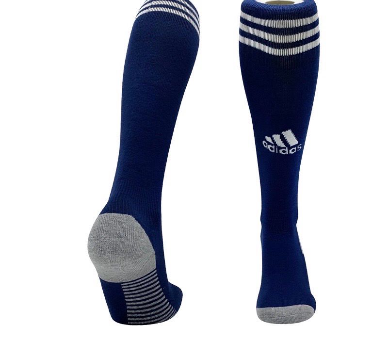 Adidas blue navy cushion soccer socks men’s size 