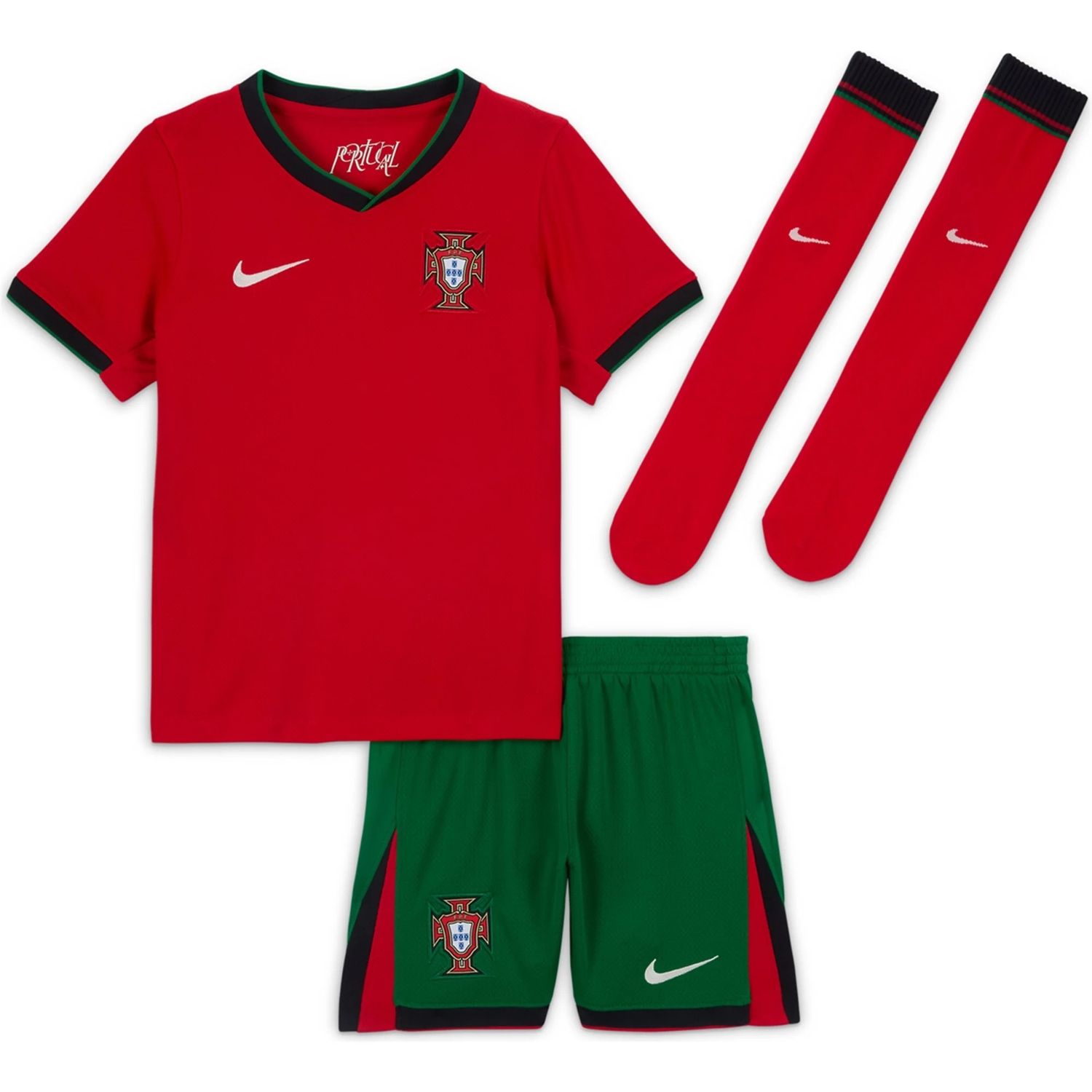 24/25 Kids Portugal Home  Kit