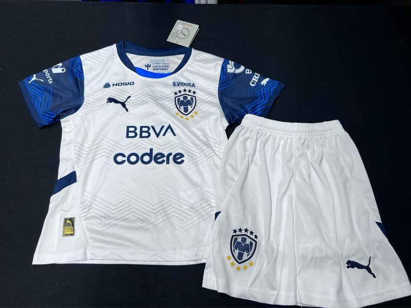 24/25 Rayados del Monterrey soccer kit. Kids size 