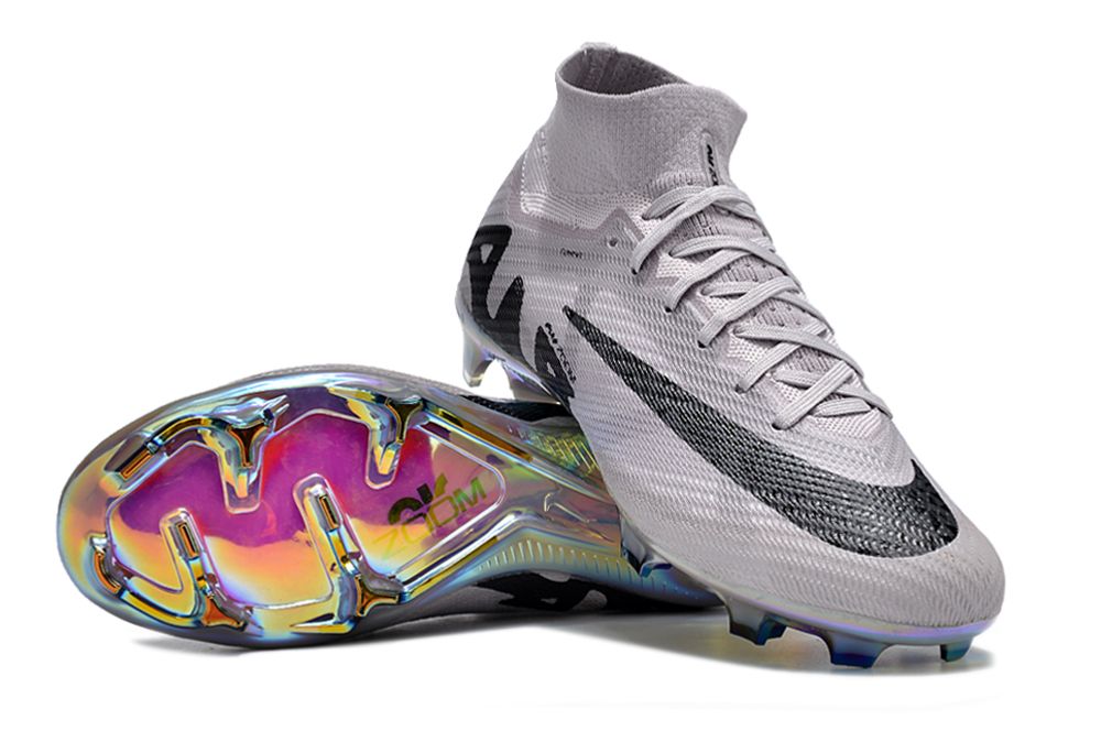Nike Mercurial Superfly 9 “Rising Gem” FG Cleats - Atmosphere Gray/Black