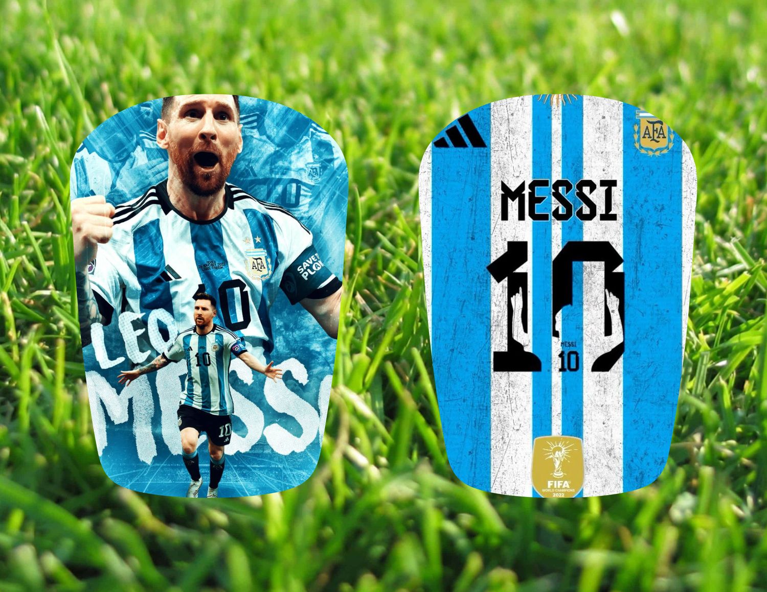 ARGENTINA MESSI SOCCER SHIGUARDS