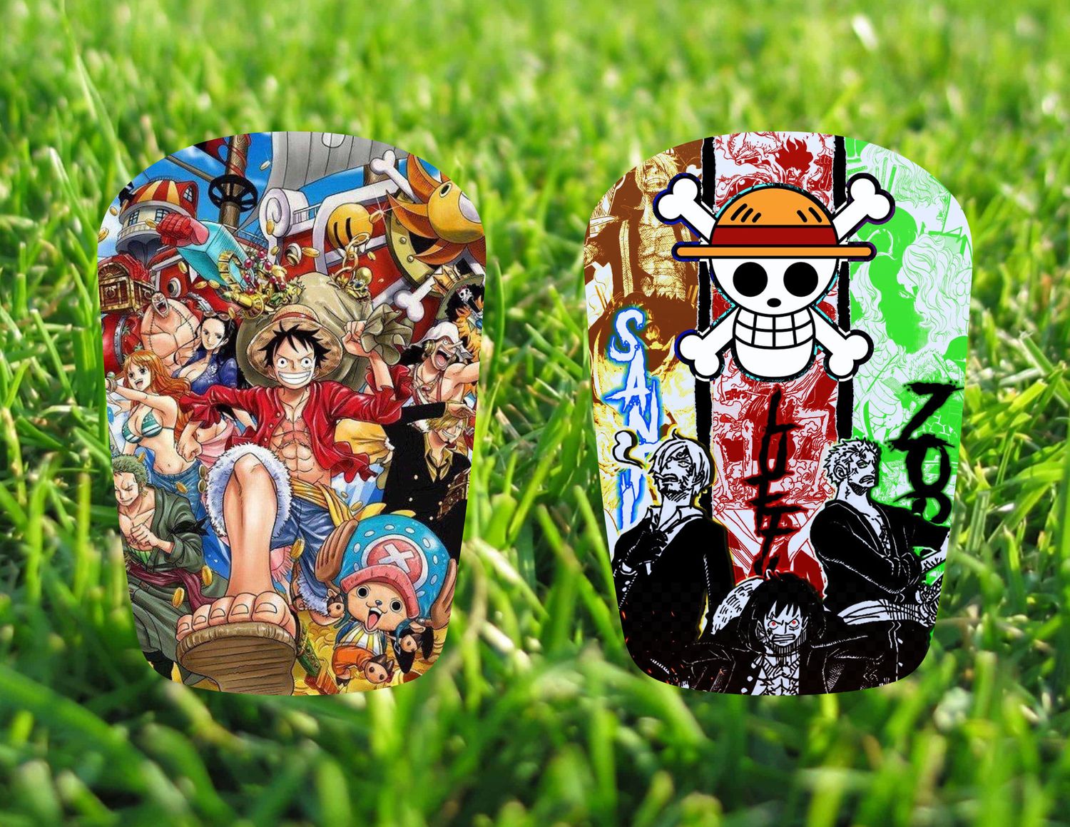 One piece custom shinguards. 