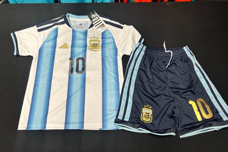 25/26 ARGENTINA HOME WORLD CUP  MESSI KIDS KIT
