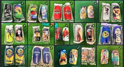 Customized soccer shin guards