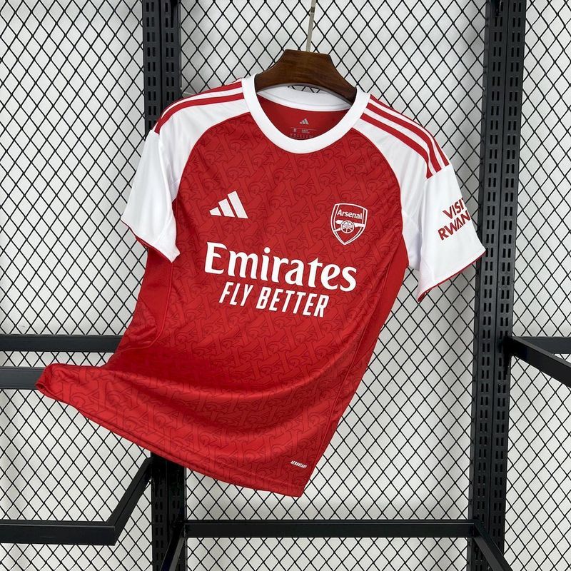 Arsenal adidas 2025/26 Home Replica Jersey - Red