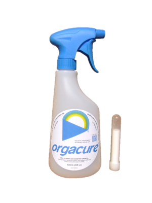 Orgacure (BLUE) 600ML (20fl oz) Spray Starterset Export only
