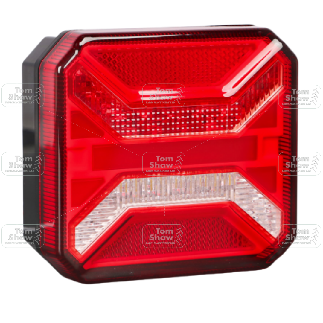 Square 4 Function LED Combination Lamp