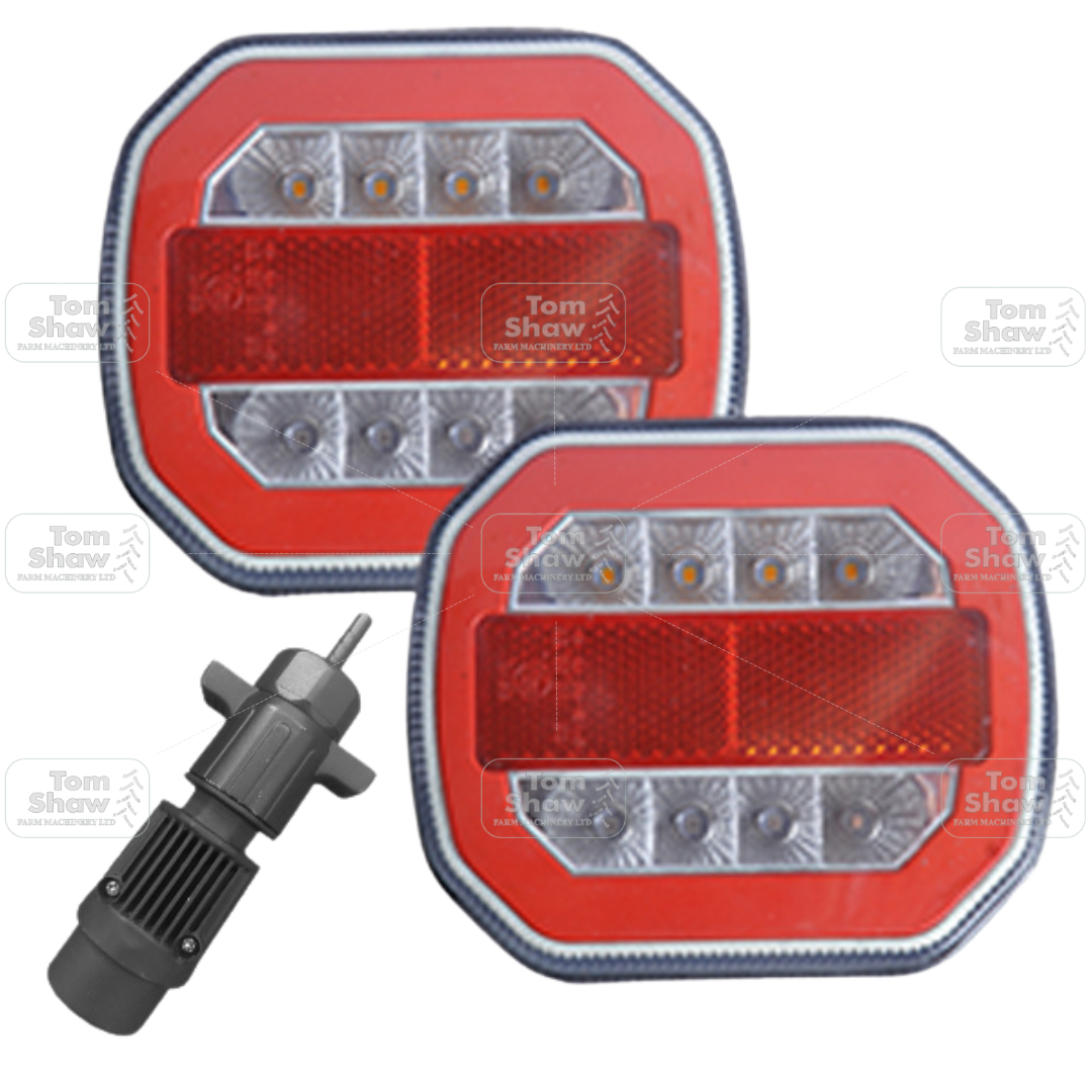 5 Function Wireless Magnetic Rear Combination Lamps - 12V