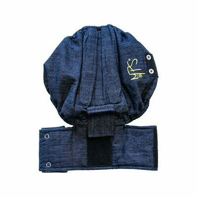 Medical Pet Shirt Head Cover Denim Blue