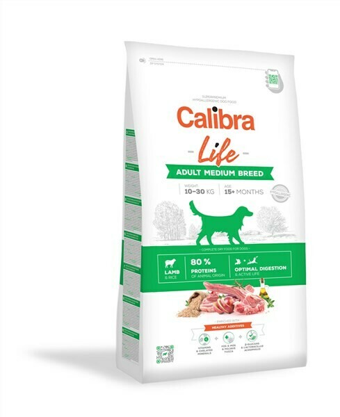 Calibra Dog Life Adult Medium Breed Lam
