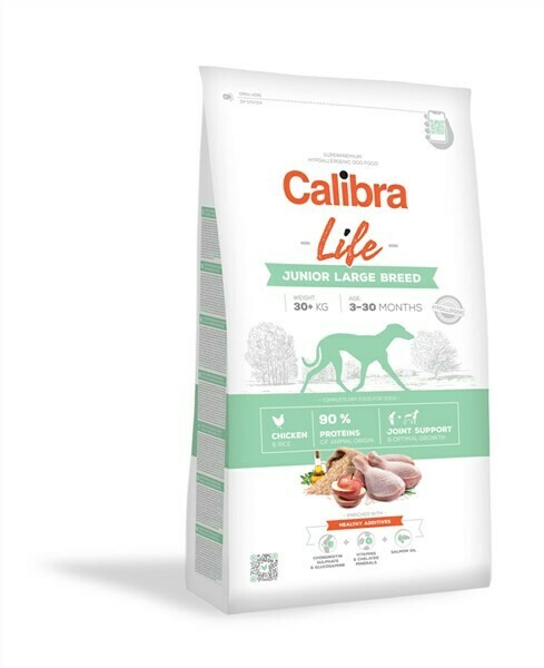 Calibra Dog Life Junior Large Breed Poulet