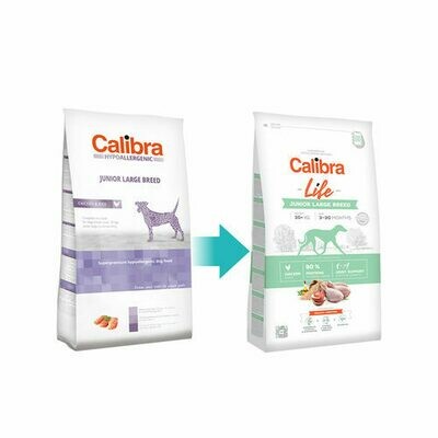 Calibra Dog Life Junior Large Breed Poulet
