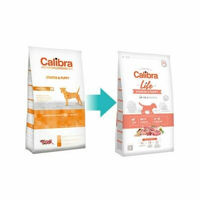 Calibra Dog Life Starter & Puppy Agneau